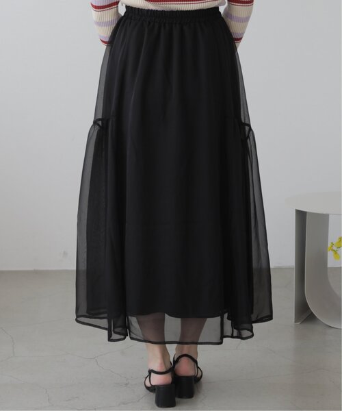 「RAY CASSIN」 フレアスカート FREE クリーム レディース_画像9