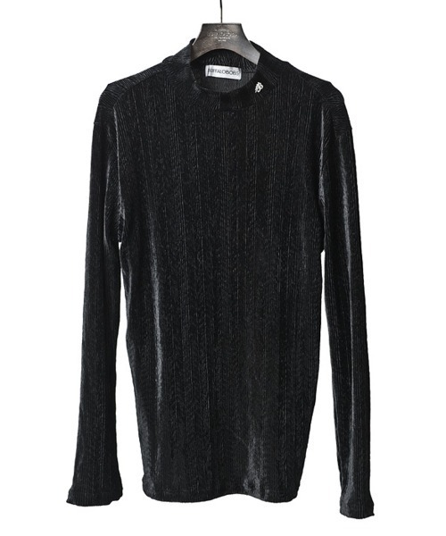 「BUFFALO BOBS」 長袖Tシャツ 1-2 ダークグレー メンズ_画像2