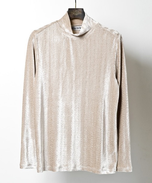 「BUFFALO BOBS」 長袖Tシャツ 1-2 ダークグレー メンズ_画像8