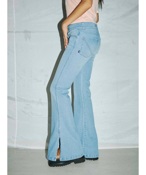 「PAMEO POSE」 ブーツカットデニムパンツ MEDIUM インディゴブルー レディース_画像8