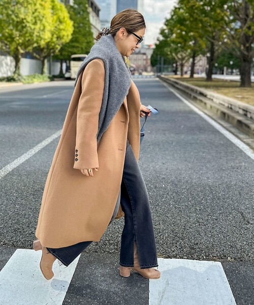 ノーリーズ チェスターコート アウター ジャケット シングル ブレザー キャメル NOLLEY'S（ノーリーズ） チェスターコート M キャメル レディース