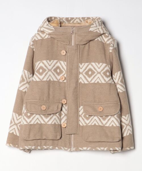 ロデオクラウンズ　コート　ジャンパー　アウター　スタジャン　新品　FREE Rodeo Crowns（ロデオクラウンズ） コート FREE ベージュ レディース