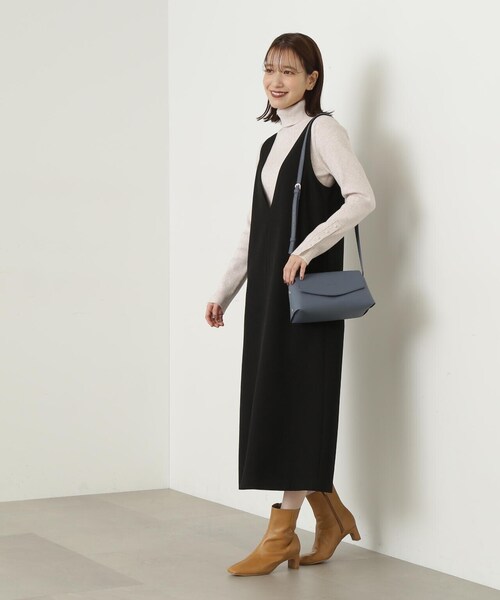 「N.（N. Natural Beauty Basic）」 サロペットスカート SMALL グレー レディース_画像2