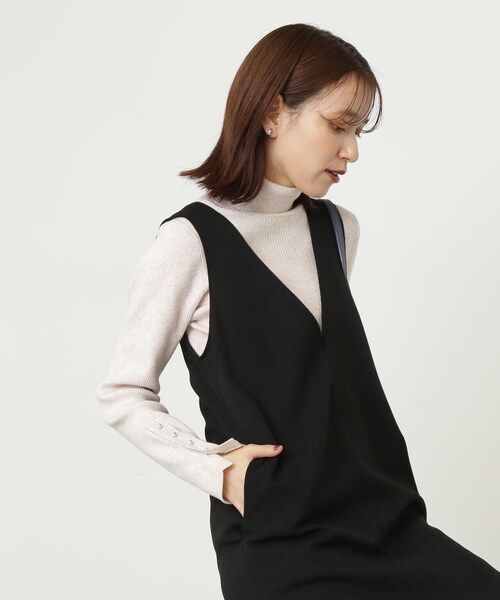 「N.（N. Natural Beauty Basic）」 サロペットスカート SMALL グレー レディース_画像6