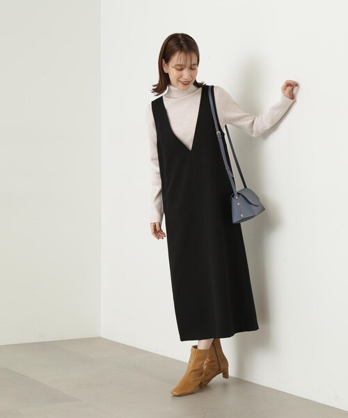 「N.（N. Natural Beauty Basic）」 サロペットスカート SMALL グレー レディース_画像8