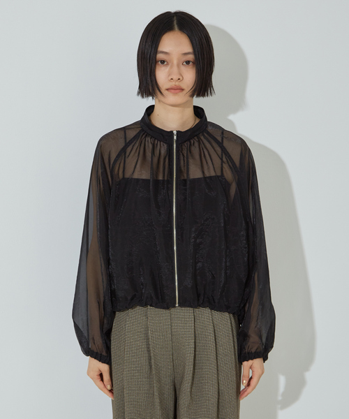 「NOMINE」 長袖ブラウス フリー グレイッシュベージュ レディース_画像3