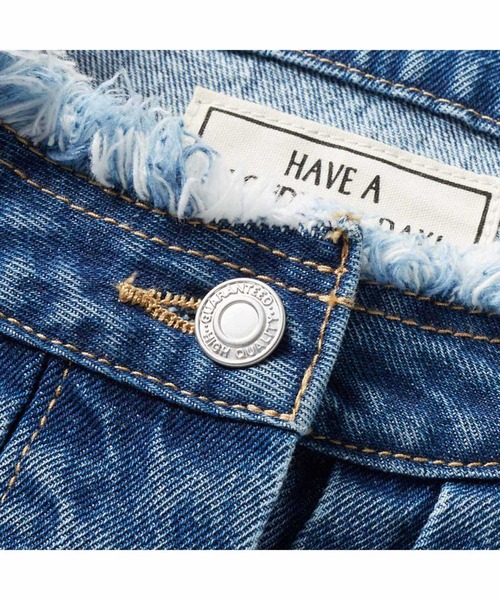 「Live in comfort」 デニムジャケット MEDIUM ブルー レディース_画像3