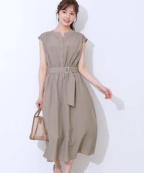 「couture brooch」 ノースリーブワンピース 38 ネイビー レディース_画像5