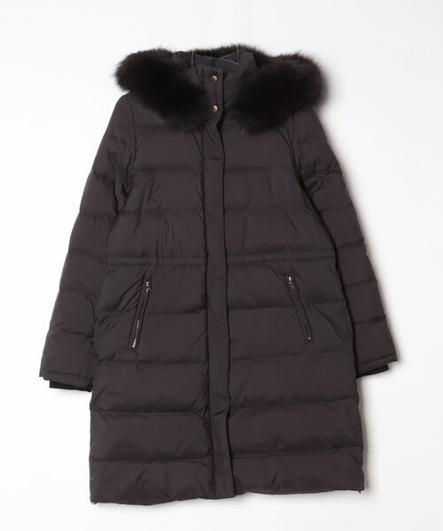 イエナ　ロングダウンコート IENA（イエナ） ダウンコート 38 ブラック レディース : ZOZOTOWN