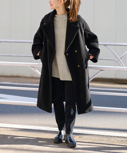 FRAMeWORK（フレームワーク） チェスターコート 36 ブラック