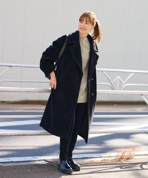 FRAMeWORK（フレームワーク） チェスターコート 36 ブラック