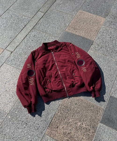 【a2o】4way中綿クラシックボタンMA-1再販な 定価28000円値段交渉○ a2o ma1 ma-1 「a2o」4way中綿クラシックボタンMA-1 メンズ レディース