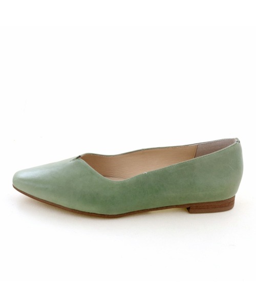 「cava cava」 フラットパンプス 23.5cm グレイッシュベージュ レディース_画像5