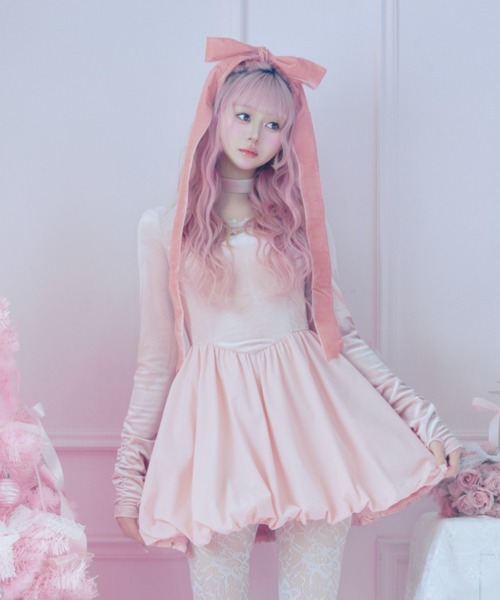 Fiorforte ワンピース velour balloon onepiece : ZOZOTOWN Yahoo!店