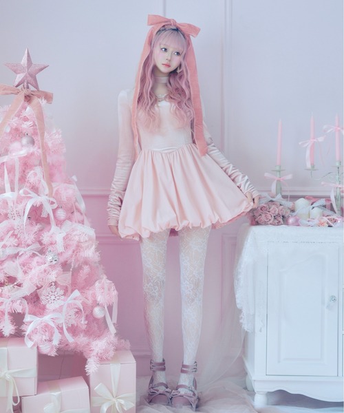 Fiorforte ワンピース velour balloon onepiece : ZOZOTOWN Yahoo!店