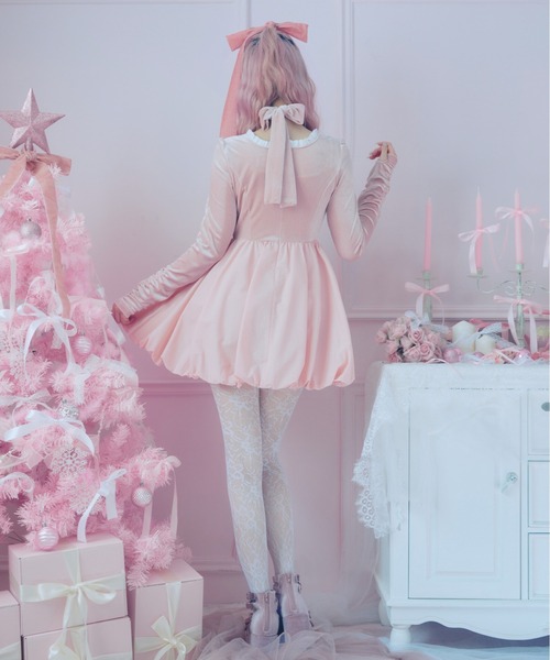 Fiorforte ワンピース velour balloon onepiece : ZOZOTOWN Yahoo!店