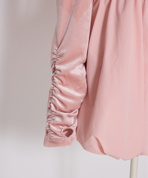 Fiorforte ワンピース velour balloon onepiece : ZOZOTOWN Yahoo!店