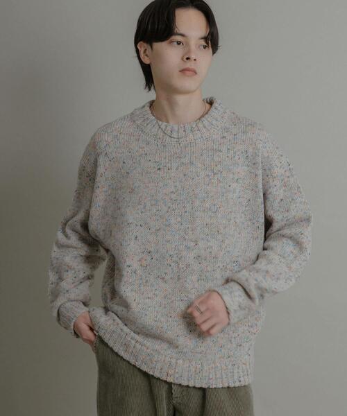 SENSE OF PLACE by URBAN RESEARCH セーター ニット 「洗濯可」カラー SENSE OF PLACE by URBAN RESEARCH セーター ニット 「洗濯可」カラー