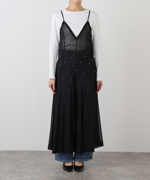 IENA LA BOUCLE（イエナラブークル） ワンピース チュールビーズキャミ