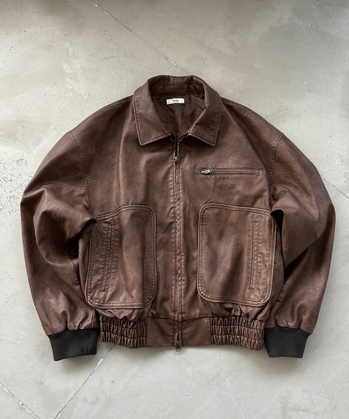 Perushu ブルゾン MEDIUM ブラウン メンズ : ZOZOTOWN Yahoo!店 - 通販