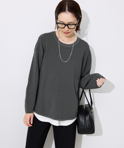 ✨美品✨ SLOBE IENA ニット プルオーバー カットワーク レース SLOBE IENA（スローブイエナ） ニット セーター 「セットアップ対応可