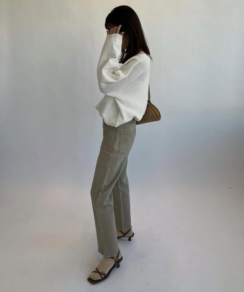 SLOBE IENA（スローブイエナ） ニット セーター ワッフルプルオーバー