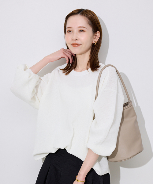 SLOBE IENA（スローブイエナ） ニット セーター ワッフルプルオーバー