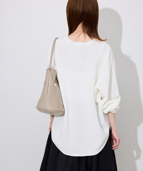 SLOBE IENA（スローブイエナ） ニット セーター ワッフルプルオーバー