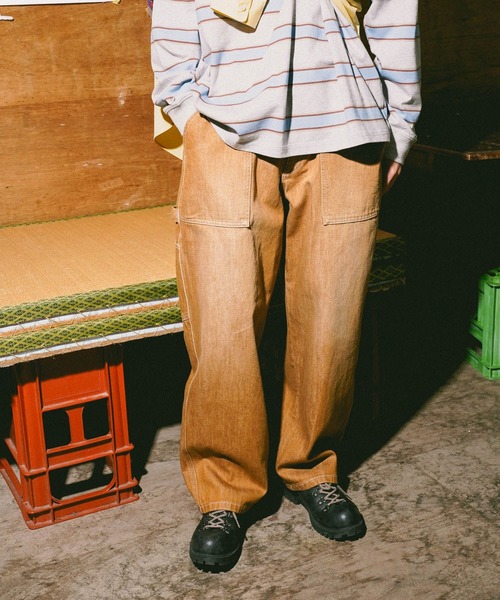 niko and…（ニコアンド） ジーンズ 12.5oz ペインターデニムパンツ