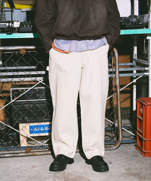 niko and…（ニコアンド） ジーンズ 12.5oz ペインターデニムパンツ