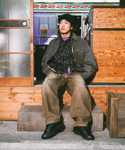 niko and…（ニコアンド） ジーンズ 12.5oz ペインターデニムパンツ