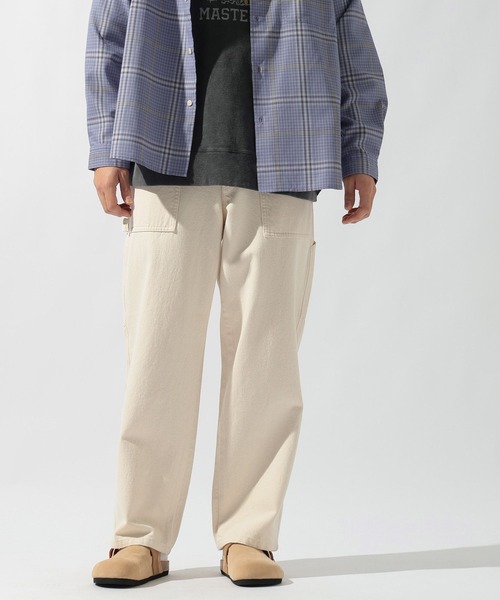 niko and…（ニコアンド） ワイドパンツ ジーンズ 12.5oz ペインター