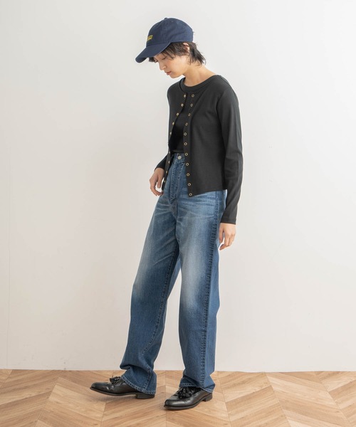 「kha:ki」 カーディガン 1 ブラック レディース_画像3