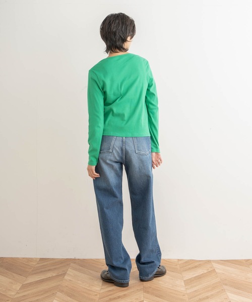 「kha:ki」 カーディガン 1 ブラック レディース_画像7