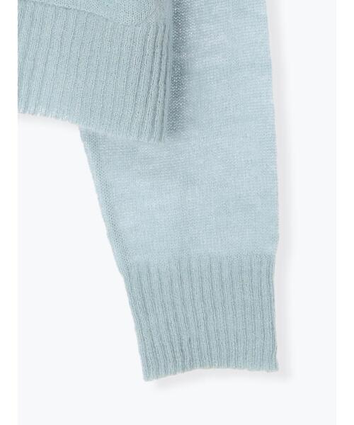 「sm2rhythm」 ニットカーディガン フリ- イエロー レディース_画像5