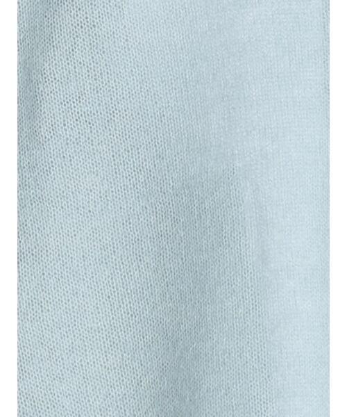 「sm2rhythm」 ニットカーディガン フリ- イエロー レディース_画像8