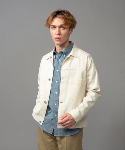 「MR.OLIVE」 デニムジャケット LARGE インディゴブルー メンズ_画像3