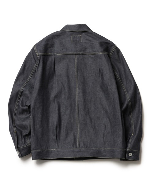 「MR.OLIVE」 デニムジャケット LARGE インディゴブルー メンズ_画像8