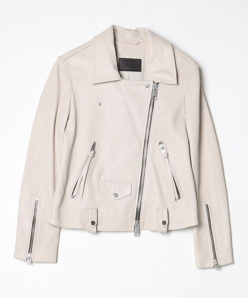 ALLSAINTS(オールセインツ) レザーブルゾン - ベージュ メンズ ALLSAINTS(オールセインツ) レザーブルゾン - ベージュ メンズ