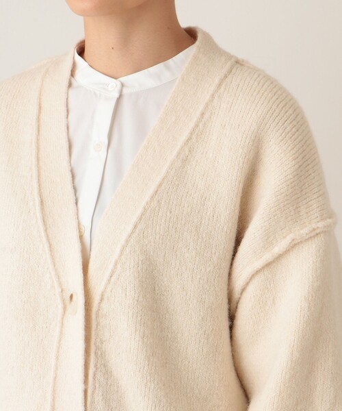 「Afternoon Tea」 ニットカーディガン MEDIUM レッド レディース_画像4