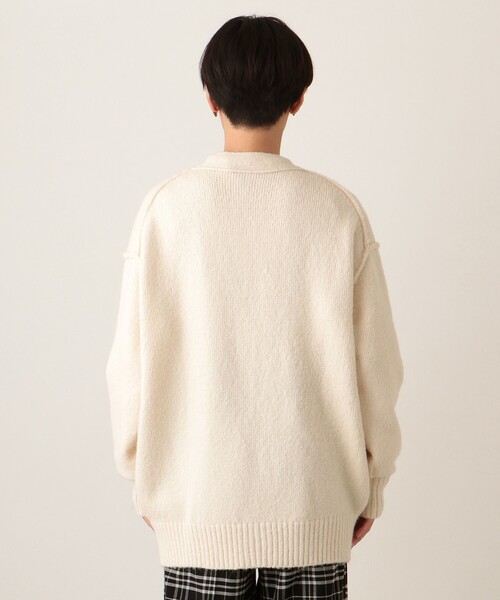 「Afternoon Tea」 ニットカーディガン MEDIUM レッド レディース_画像9