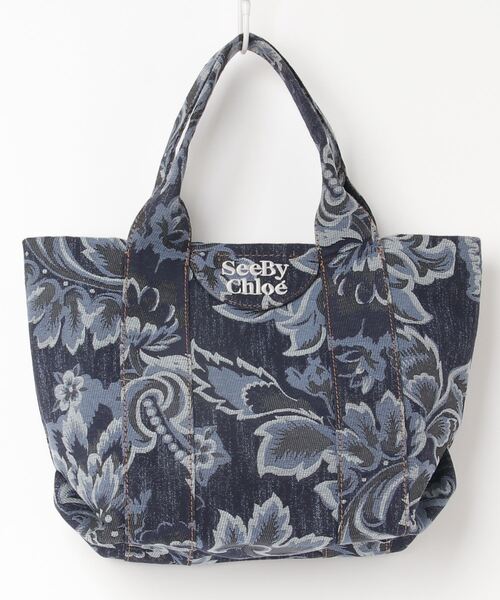 SEE BY CHLOE（シーバイクロエ） トートバッグ - ネイビー レディース