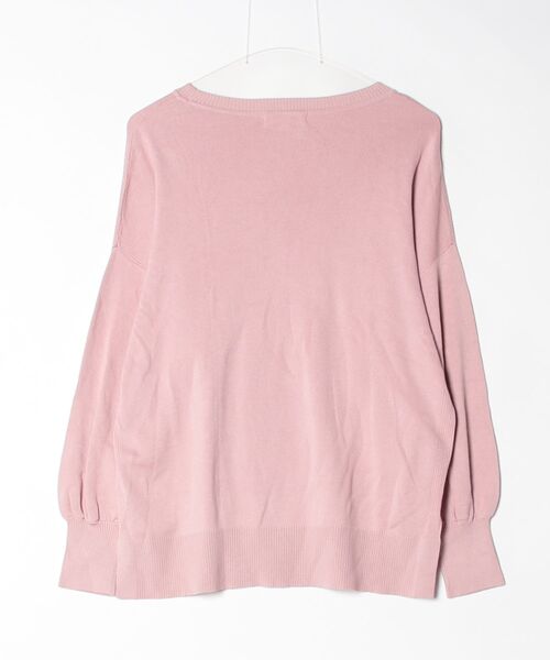 「cloenc」 長袖ニット 03 ピンク レディース_画像2