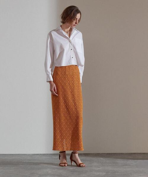 「Liesse」 ロングスカート FREE グリーン レディース_画像3