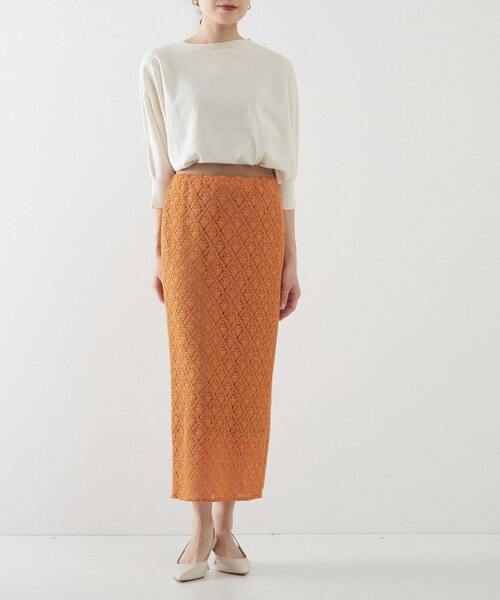 「Liesse」 ロングスカート FREE グリーン レディース_画像4