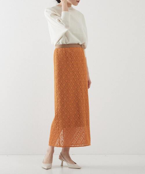 「Liesse」 ロングスカート FREE グリーン レディース_画像5