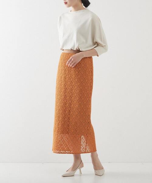 「Liesse」 ロングスカート FREE グリーン レディース_画像6