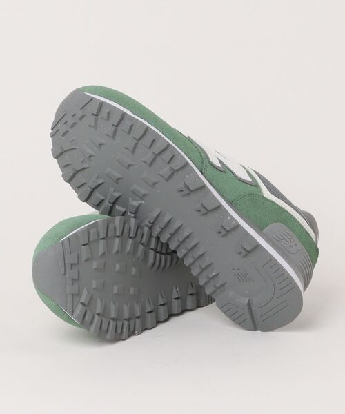 「New Balance」 ローカットスニーカー 24.5cm グリーン メンズ_画像3