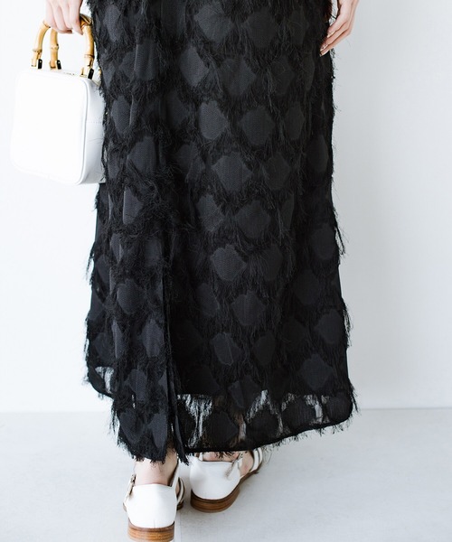 「haco!」 キャミソールワンピース X-LARGE ブラック レディース_画像8