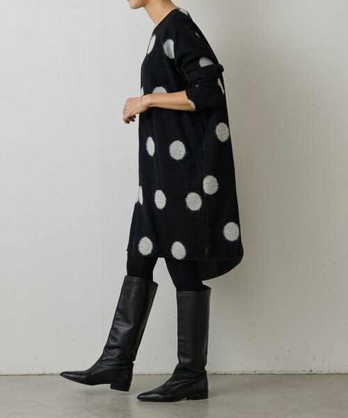 「BEARDSLEY」 長袖ワンピース FREE ベージュ レディース_画像4